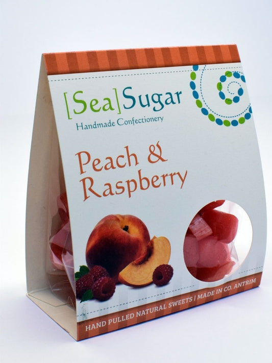 Peach and Raspberry Sweet Sea Sugar