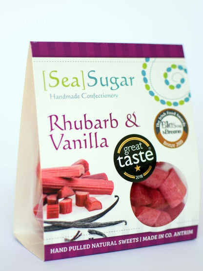 Rhubarb and Vanilla Sweets Sea Sugar